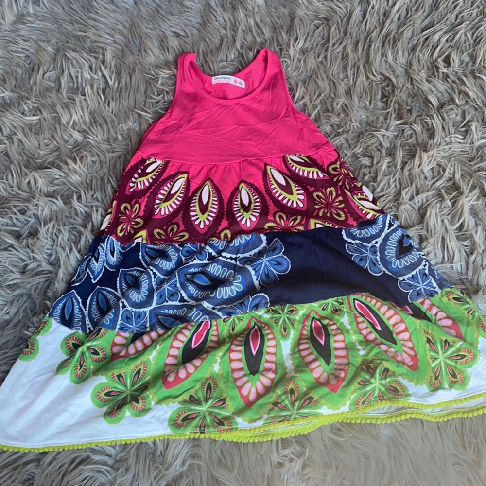 Pink desigual summer dress